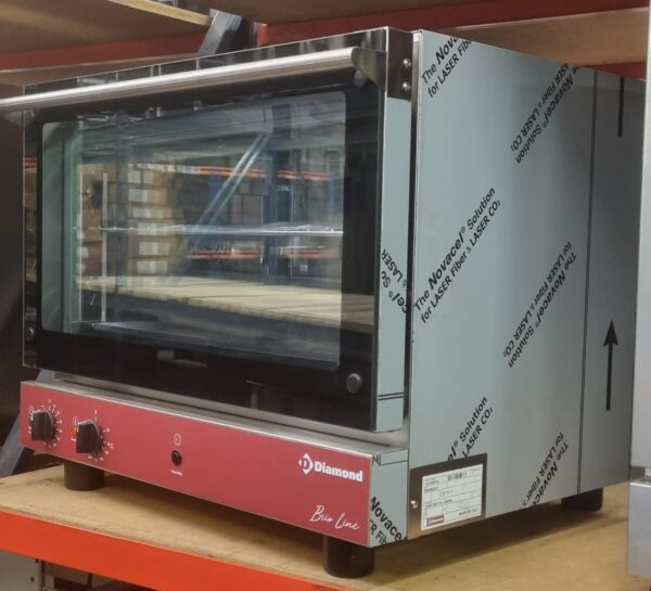 RVS Elektrische Convectieoven+ Manuele Bevochtiger 230V NIEUW