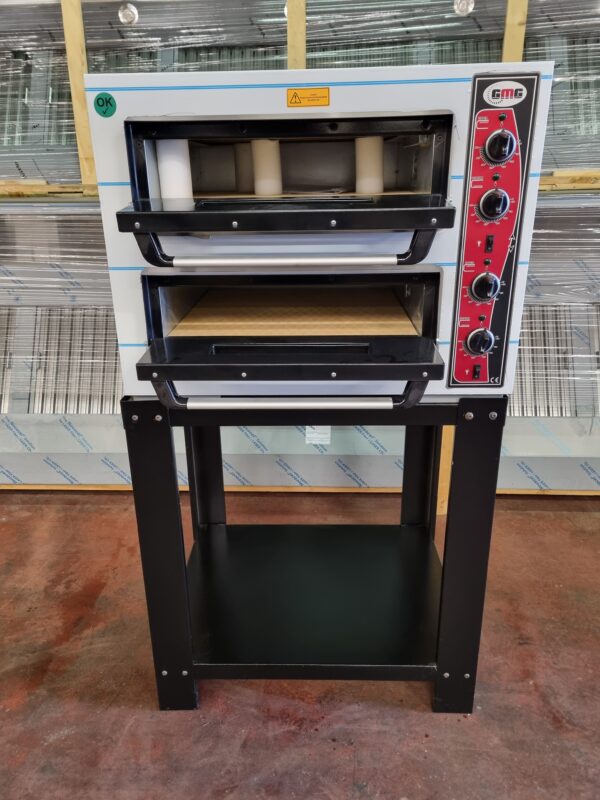 Pizzaoven Oven 2×4 Pizza’s (25 cm) 400V/230V NIEUW