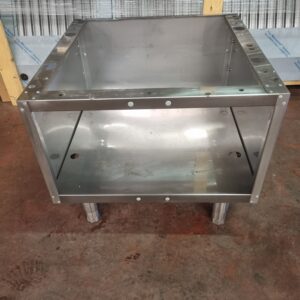 RVS Gas Bakplaat / Grill EXTRA-BREED Vlak Verchroomd 100Bx650Dx280/380H cm NIEUW