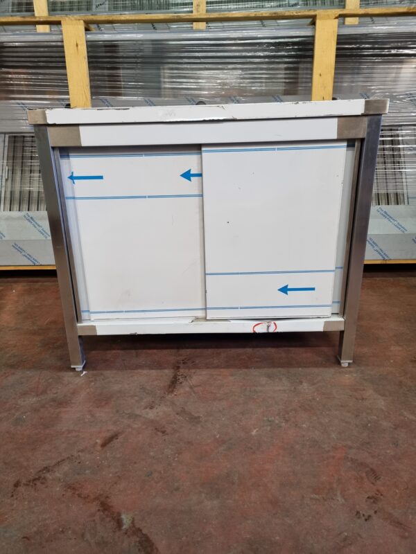 RVS Werkkast / Tafel 100Bx70Dx85H cm NIEUW