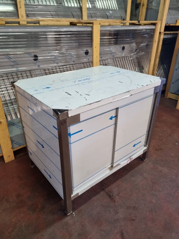 RVS Werkkast / Tafel 100Bx70Dx85H cm NIEUW