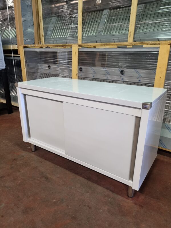 RVS Werkkast / Tafel 160Bx60Dx85H cm NIEUW